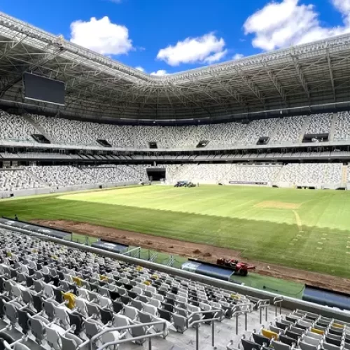 A Arena MRV, estádio do Atlético, foi interditada pelo STJD