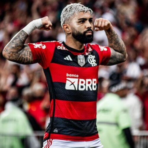 FLAMENGO - FLUMINENSE - RIO DE JANEIRO (RJ) - 01.06.2023 - Gabigol do Flamengo celebra o segundo gol e a classificaÃ§Ã£o contra o Fluminense. -  Partida entre Flamengo e Fluminense, vÃ¡lida pelo segundo jogo das Oitavas de Final da Copa do Brasil de 2023, no EstÃ¡dio do MaracanÃ£, localizado no Rio de Janeiro, nesta Quinta-feira (01).; FLAMENGO - FLUMINENSE - RIO DE JANEIRO (RJ) - 01.06.2023 - Gabigol do Flamengo celebra o segundo gol e a classificaÃ§Ã£o contra o Fluminense. -  Partida entre Flamengo e Fluminense, vÃ¡lida pelo segundo jogo das Oitavas de Final da Copa do Brasil de 2023, no EstÃ¡dio do MaracanÃ£, localizado no Rio de Janeiro, nesta Quinta-feira (01). (Foto: Thiago Mendes/W9 PRESS/Gazeta Press) 
W9 PRESS/W9 PRESS