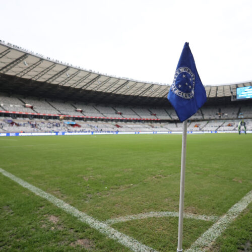 MG - BELO HORIZONTE - 09/11/2024 - BRASILEIRO A 2024, CRUZEIRO X CRICIUMA - Vista geral do estadio e bandeira do Cruzeiro no Mineirao para partida entre Cruzeiro e Criciuma pelo campeonato Brasileiro A 2024. Foto: Gilson Lobo/AGIF