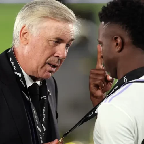 Ancelotti aponta um desafio na Seleção Brasileira que tem afetado Vinicius Jr.:  ‘Não está em sua melhor versão’