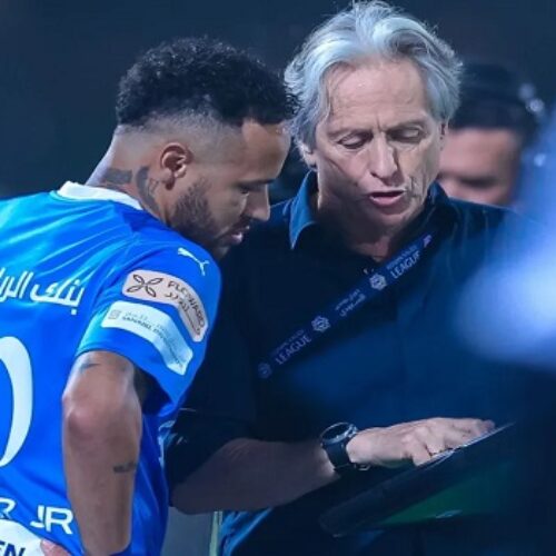 Jorge Jesus revela nova estimativa para o retorno de Neymar aos campos