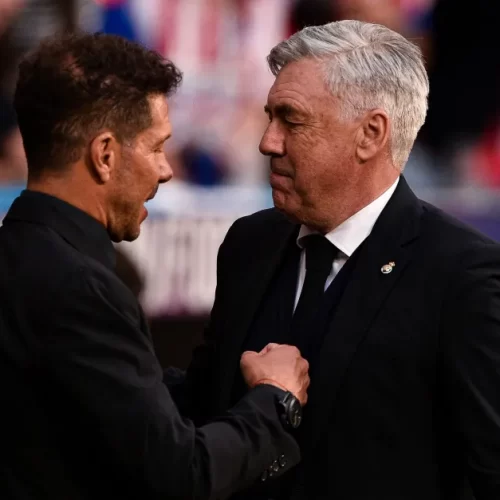 Simeone se defende, e Ancelotti responde a declaração após controvérsia em Atlético x Real Madrid