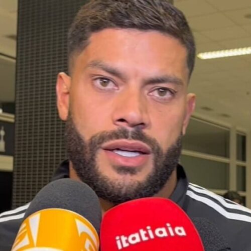 Hulk compartilha emoções após a primeira vitória do Atlético sobre o Cruzeiro na Arena MRV