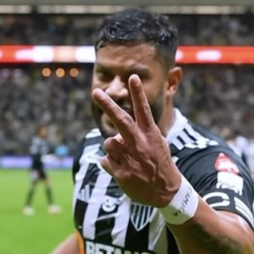 Hulk, jogador do Atlético, desabafa após ser expulso contra o Palmeiras